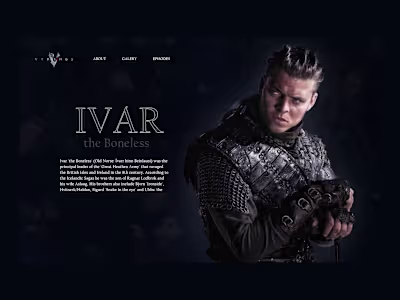 Hero screen | Vikings