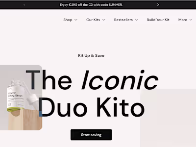 Iconic Beauty - Beauty Kit Shopify Website