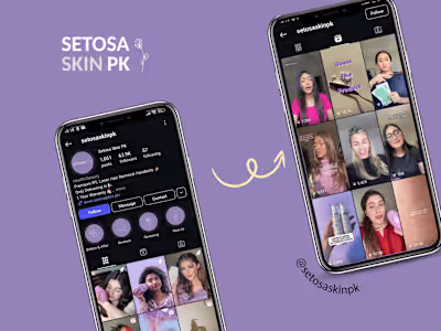 Social Media Growth for Setosa Skin