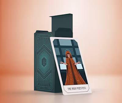 Tarot Card Deck Design for BLN's 2025 Social Media Campaign