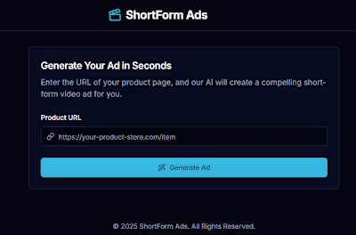 🎬 I built an AI web app that creates short promo videos fro...