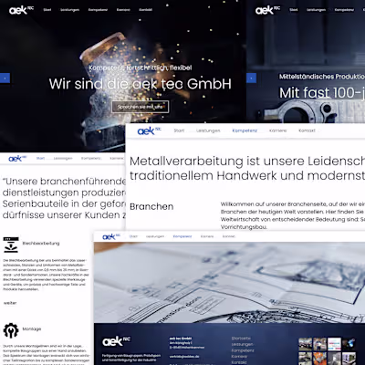 aek Tec / Wordpress Website