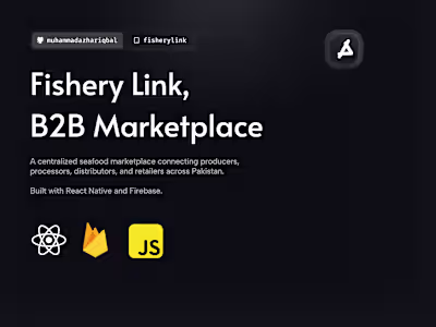 FisheryLink App - React Native x Firebase