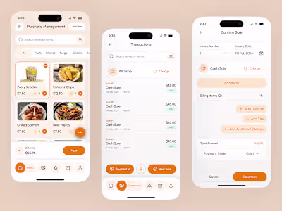 Modern POS System Design for Restaurants