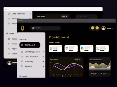 Dashboard Design for Utility Company