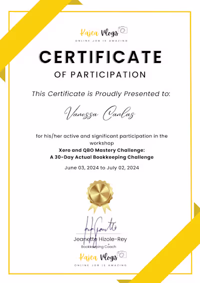 Bookkeeping Online Course