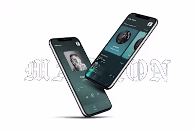 Music App Design 