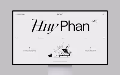 Huy Phan Portfolio