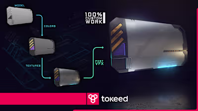 Tokeed — 3D Digital Collectible Design