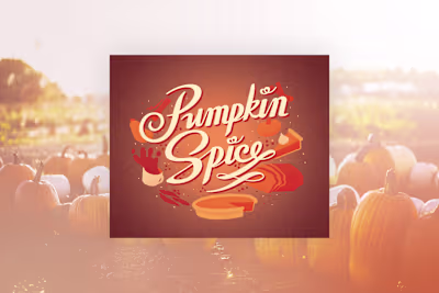 Pumpkin Spice Label