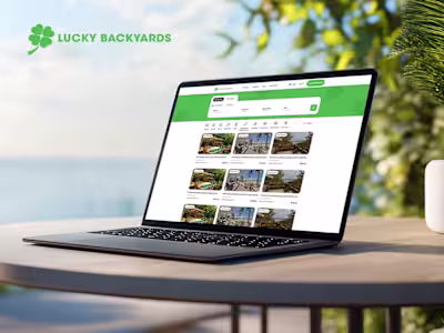 Lucky Backyards Website Design and Development