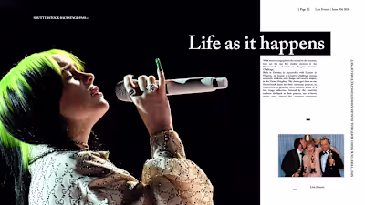 Magazine + Newspaper sizzle reels