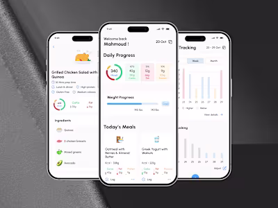 NutriNest - Full App Design