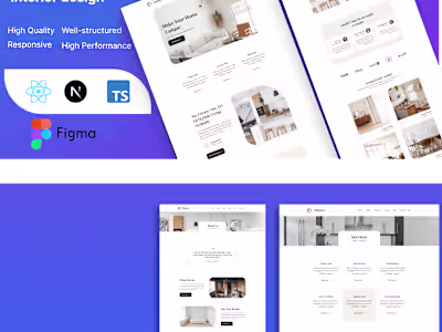 Website for Interior design: attract more clients
