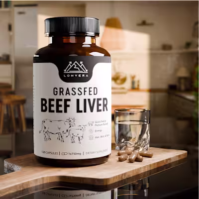 Art Direction & 3D Render for a Supplement Brand, Lonvera