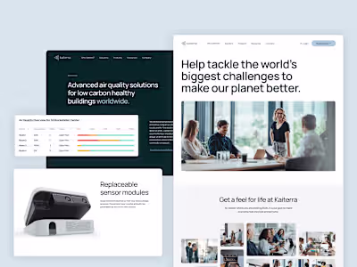 Kaiterra website UX/UI Design