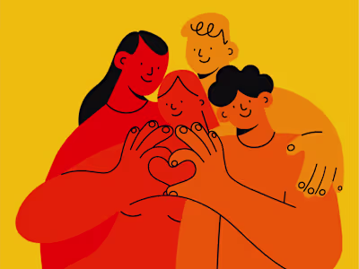 Illustration for UX, poster and blog