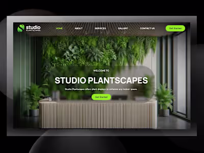 Studio Plantscapes - WIX Studio Website