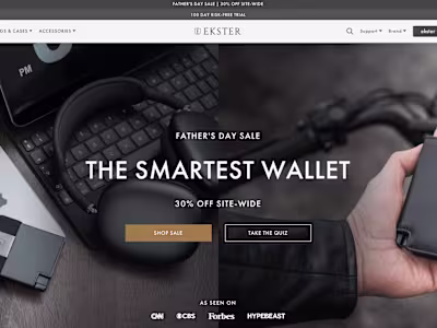 
      Ekster® | Smarter Wallets, Bags & Accessories
