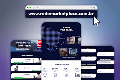 Rede Marketplace - Web Design