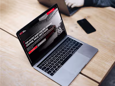 Automotive Customization Workshop Landing Page