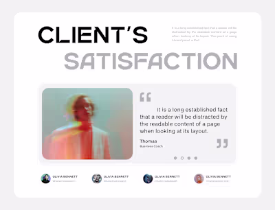 Testimonial Section ✨