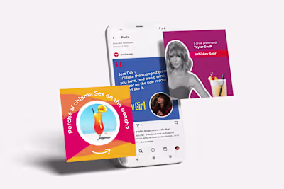 Instagram Content Design: OpenBar