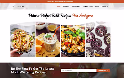 Designed and developed this food