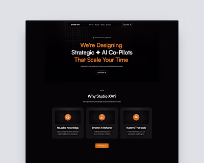 Framer Landing Page & Chipp Chat
