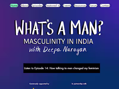 Deepa Narayan | Whats a Man | Podcast