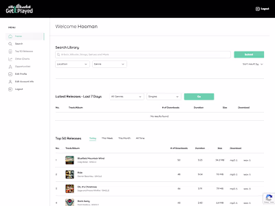 DJ/Artist Collaboration Platform