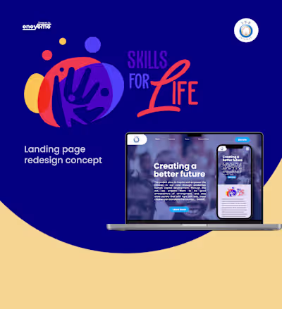 Skills for Life Landing page Redesign