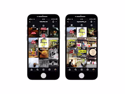 Instagram Social Media Design for Lagani x 120 Coffee