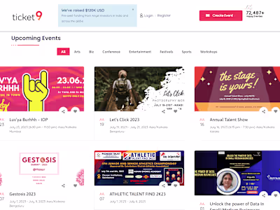 Online Event Ticket Booking Platform.