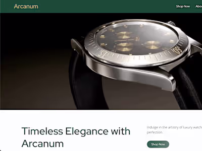 Streamlined E-Commerce Landing Page with Webflow