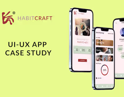 HabitCraft - UI UX Case Study :: Behance