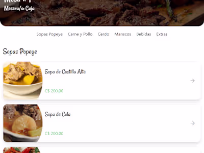 Full Stack Web Developer - Sopas y Asados Popeye