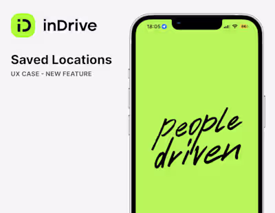 inDrive: Saved Locations (New Feature)