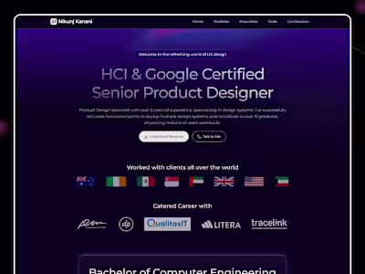 Nikunj Kanani | Portfolio Website