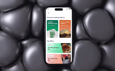 The Luggage Lift | Mobile App Design