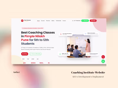 Designed and developed a conversion-focused