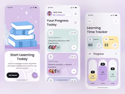 Education App UI Design Project