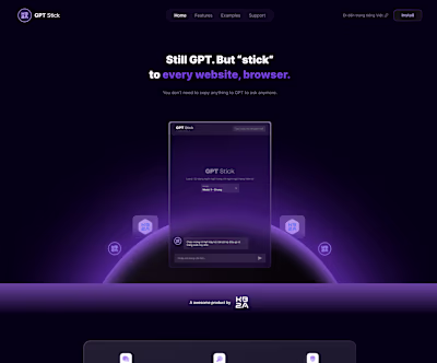 GPTStick - Stick GPT to Every Website