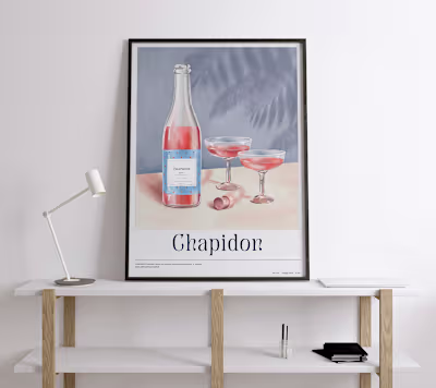 Illustration for Sparkling wine