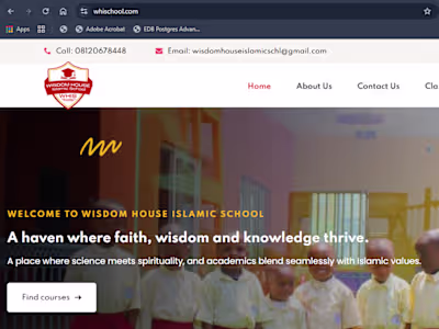 Home - WISDOM HOUSE ISLAMIC SCHOOL