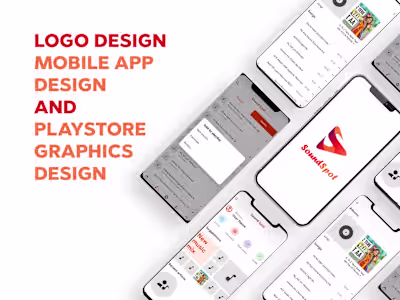 SoundSpot App design - Logo Design & Playstore Graphics :: Beha…