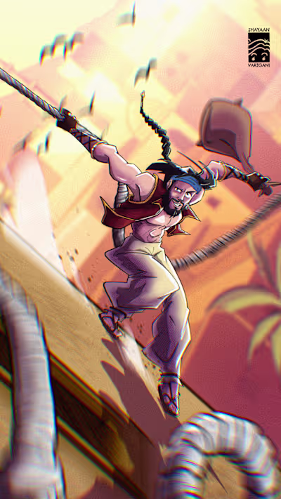 Umro Ayyar Character Design