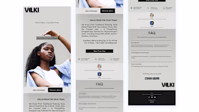 VELKI | Email Newsletter Design & Meta Ads