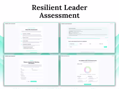 Resilient Leader Assessment | React