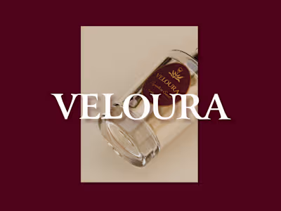 Veloura ~ Branding, 3D Product Design & Readymag Website
